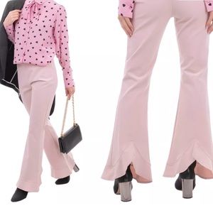 ES’GIVIEN • Jersey Ruffle Cuff Trouser • Small